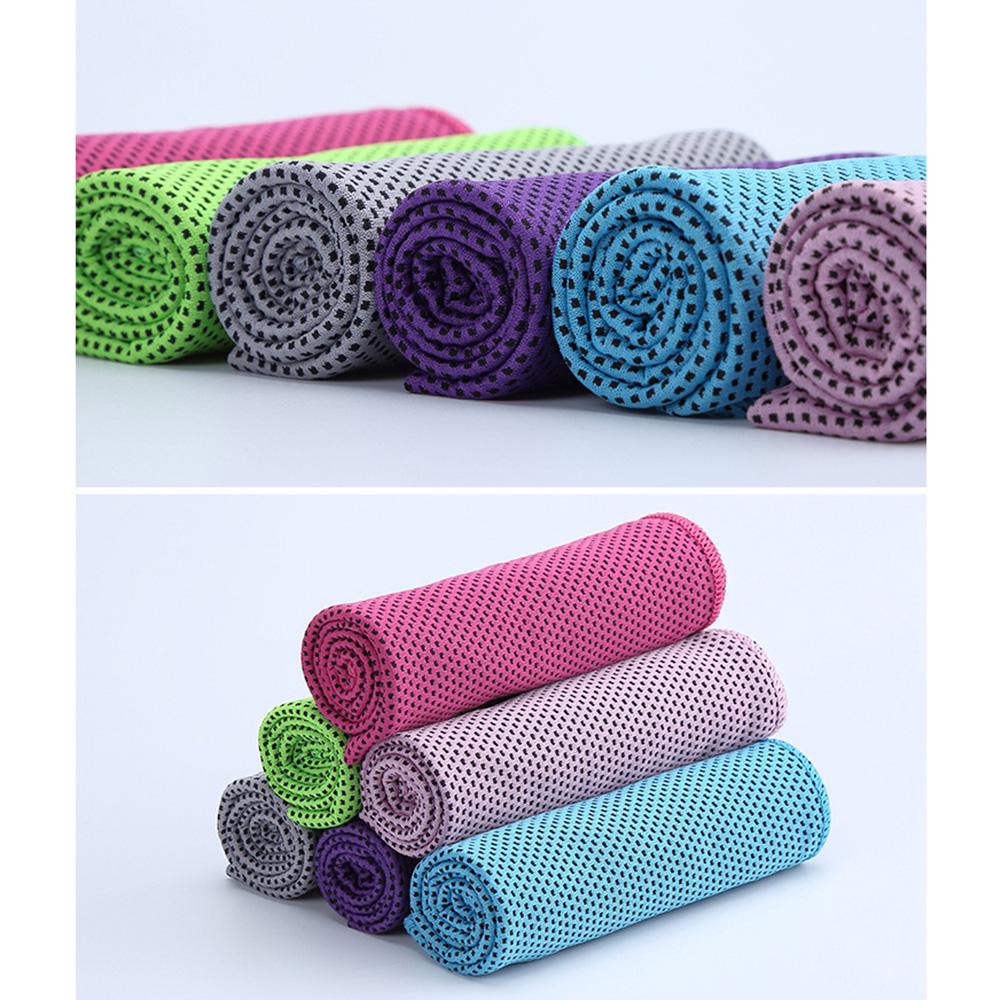 Beach Cooling Towels Yoga Blanket Ultra-thin for Sports Workout Fitness Gym Pilates Travel Camping