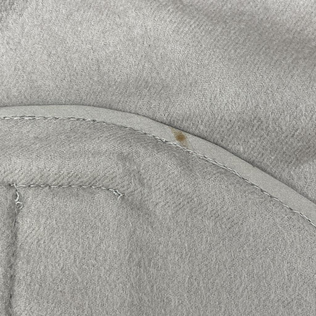 loro piana MAC1156 Серый Кашемир 100 Жилет-куртка с капюшоном на молнии Куртка 42 серыйПодержанный