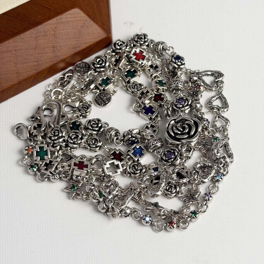Xiaomi 100% Solid 925 Sterling Silver Metal Bracelet for Women Vintage Handmade Simple Retro Flower CZ Bracelet Birthday Gift Party