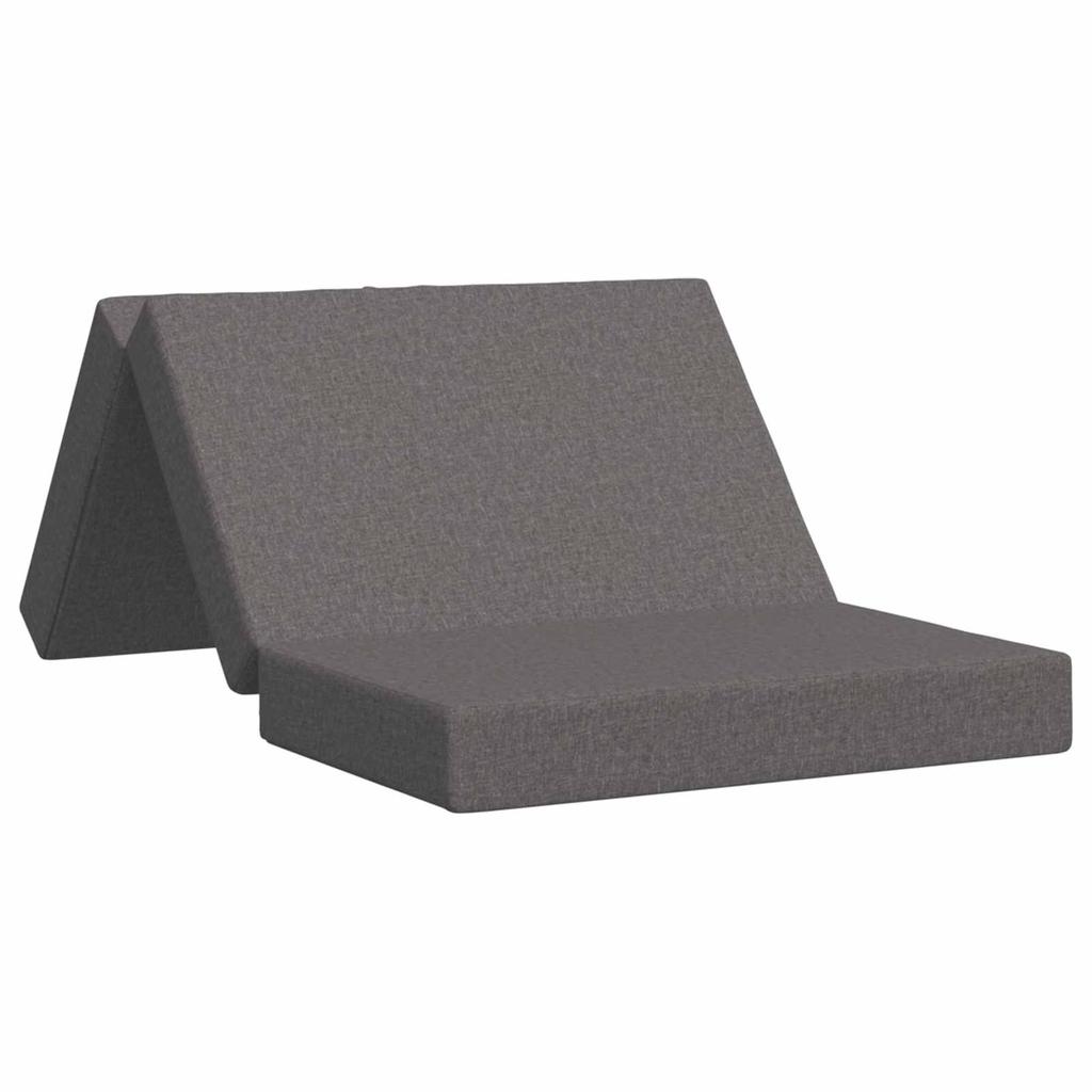 Folding Sofa Bed 80 x 67 x 45 cm Light Grey