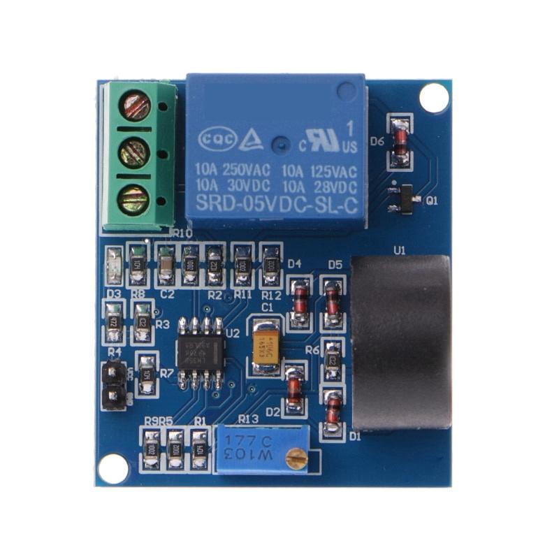Модуль датчика обнаружения переменного тока 5 В 12 В 24 В Модуль релейной защиты 5 А Переключатель защиты от перегрузки по току