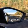 6 Pcs I Love You Drive Safe Stickers Car Mirror Decal Mirror Stickers for Cars Cute Sticker Accessories Vinyl Sticker for Window Tumbler (White)