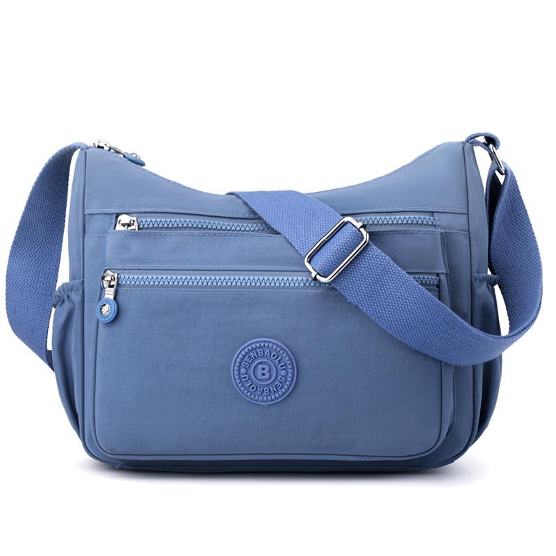 Многослойная сумка для мам среднего возраста, нейлоновая сумка через плечо, женская дорожная сумка через плечо большой вместимости