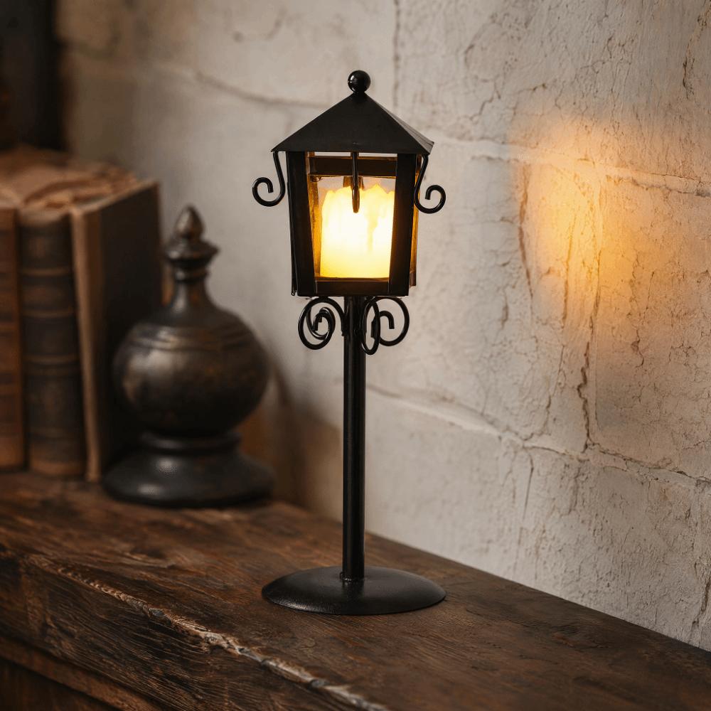 Hollow-Out Design Decorative Candlestick Holder Black Creative Candle Cup Dining Room Decor