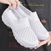 Women's Shoes Casual Shoes New Flying Woven Shoes Women's Breathable Mesh Mother Shoes Soft Sole Simple Single Shoes
