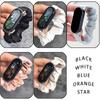 5 шт. Стильные летние браслеты-резинки для волос, совместимые с For Xiaomi Smart Band 10/9/8, мягкий дышащий ремешок в стиле business casual с системой быстрого крепления