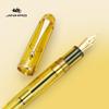 Jinhao 9013 Fountain Pen Four Seasons Color Transparent Barrel Portable Clip Heartbeat F Nib for Office Signature School