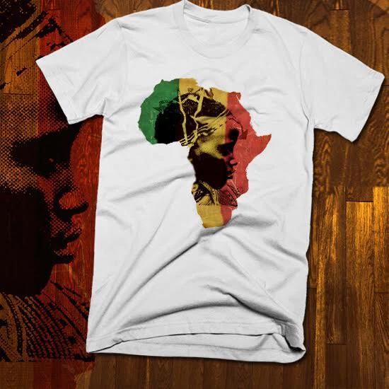 African Map T-shirt Tops Tees Unisex Black History Month Africa Lion Melanated Pride New, cotton