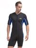 SBART Unisex 2mm Short-Sleeved Wetsuit for Snorkeling & Surfing - Warm Summer Sunscreen Swimsuit