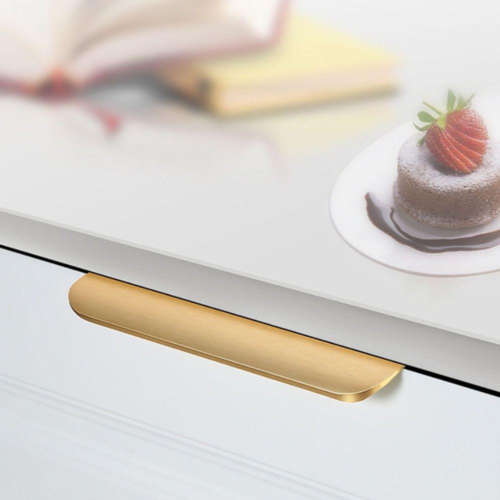 Дверная ручка с двойным отверстием, черная/золотая/серая, для шкафа с длинной ручкой, скрытая ручка для шкафа, для шкафа