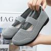 Summer Hollow Breathable Mesh Shoes for Lazy People To Step On, Mom Shoes, Solid Color Versatile Casual Shoes