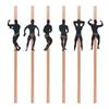6/12 шт. бумажные соломинки для пениса на девичник вечеринка на день рождения для взрослых принадлежности для свадебных украшений