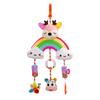 Baby Stroller Toys Colorful Arc Baby Car Wind Chime Pendant Cute Animal Plush Toy for Stroller Crib Car Seat 0-12 Months Deer Rattle Toy