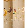 Crystal Sun Catcher Prism Wind Chimes Rainbow Maker Light Catcher Wall Hanging Decor Moon Catchers Room Decors Aesthetic Gifts