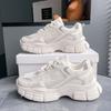Fashion Women Sneakers 2024 Autumn Female Platform Shoes Off White Mesh Breathable Sneakers Tennis Ladies Casual Dad Shoes Zapatos Mujer
