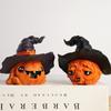 Cartoon Halloween Pumpkin Ornament Waterproof Resin Pumpkin Crafts  Desktop Display