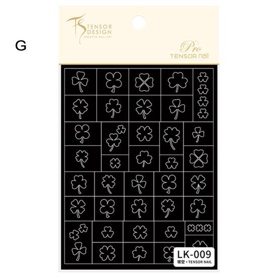 Nail Art Template Creative Heart Star Flower Butterfly Stencil Nail Stickers Decoration DIY Manicure Tool Stamping Spray Cutout Nail Sticker Template