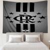 1PC Flumi-nense Crest Wings Printed Tapestry Room Decoration Wall Hanging for Living Room Bedroom, dormitory, Birthday and Christmas gifts