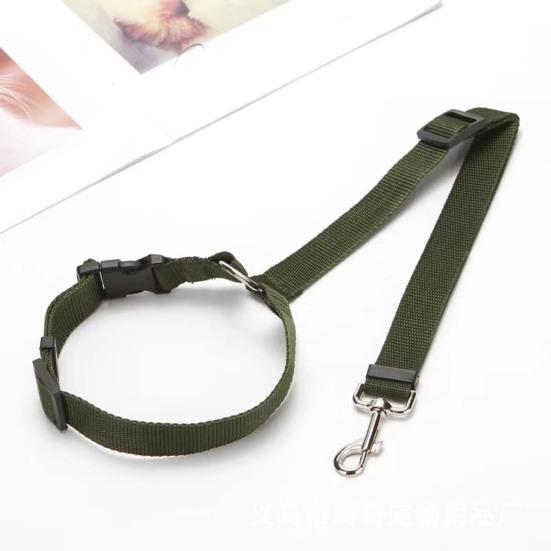 Съемный ремень безопасности для собак в машине, регулируемый ремень безопасности для собак, удерживающая система для домашних животных в машине, крепится к подголовнику автомобиля для маленьких, средних и больших собак