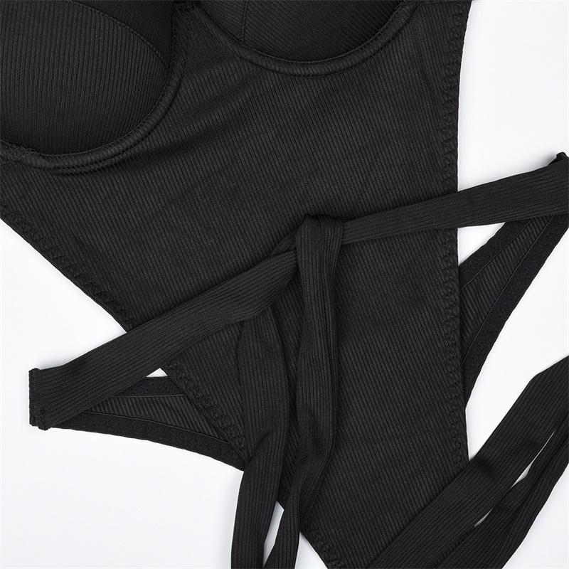 Aduloty Женское новое модное и модное нижнее белье с металлической цепочкой, сексуальный ремешок с открытой спиной, эротическое нижнее белье, боди, комплект