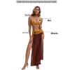 Star Wars Princess Leia Cosplay Dress Egyptian Style Long Dress For Themed Events And Cosplay