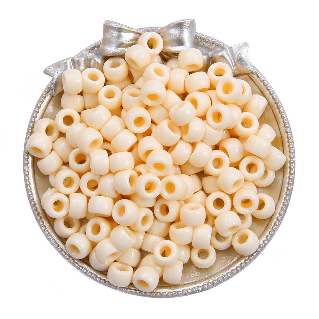 Акриловые бочкообразные бусины с большим отверстием 9x6 мм для изготовления браслетов своими руками