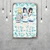 Love Live Школьный идол Проект Японское Аниме Ретро Винтажный Жестяной Знак Постер Декоративная Табличка Металлическая Пластина Настенный Декор