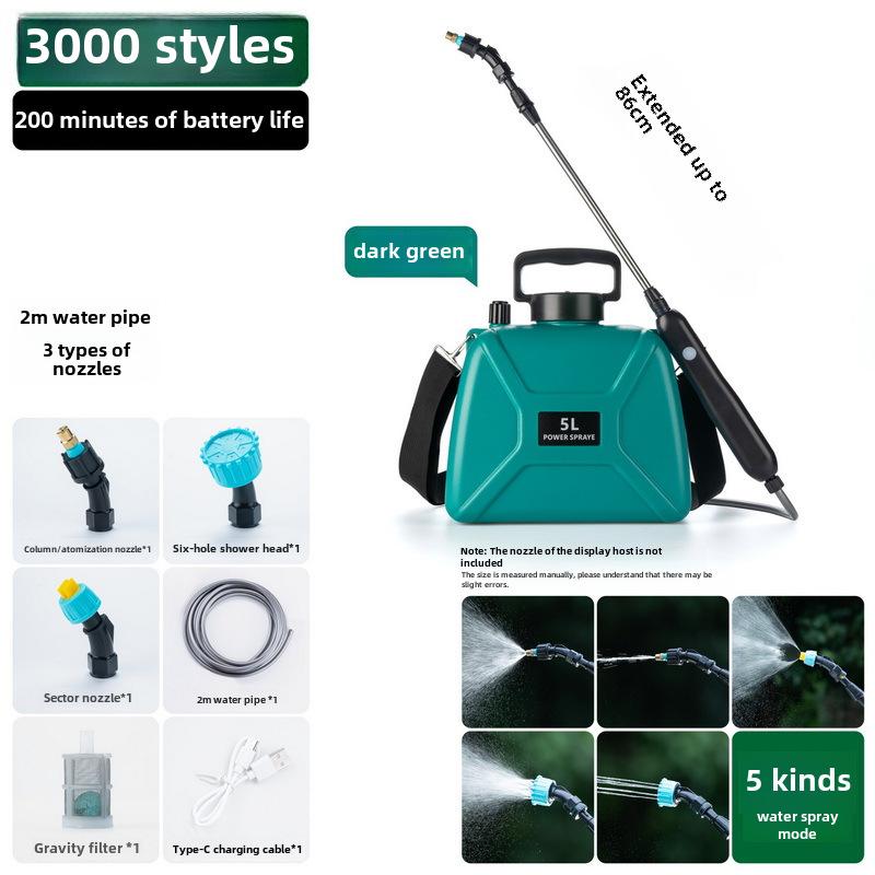 Электрический распылитель воды высокого давления для садоводства и дезинфекции