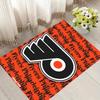 Philadelphia Flyers Football Pattern Soft Area Rug Non Slip Indoor Floor Carpet Sports Decor Mat for Bedroom
