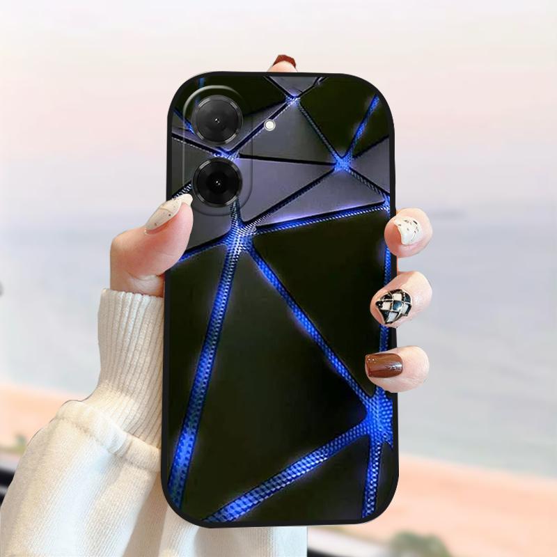 Для Xiaomi Poco C71 Чехол 25028PC03I 25028PC03G Силиконовый Мягкий ТПУ Чехол для Телефона Для Redmi A5 4G Модный Роскошный Защитный Чехол