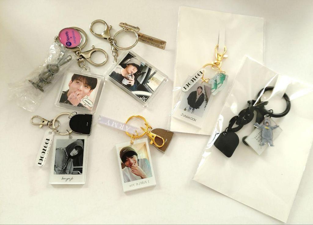 [USED] BTS Jungkook Key Ring Keychain Bulk Sale