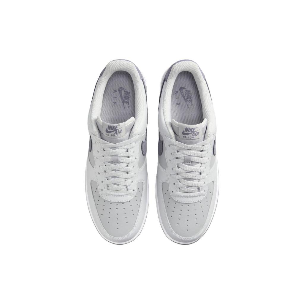 Nike Air Force 1 07 LV8 Pure Platinum Light Carbon Мужские кроссовки Серый Волк-Серый Белый FJ4170-001
