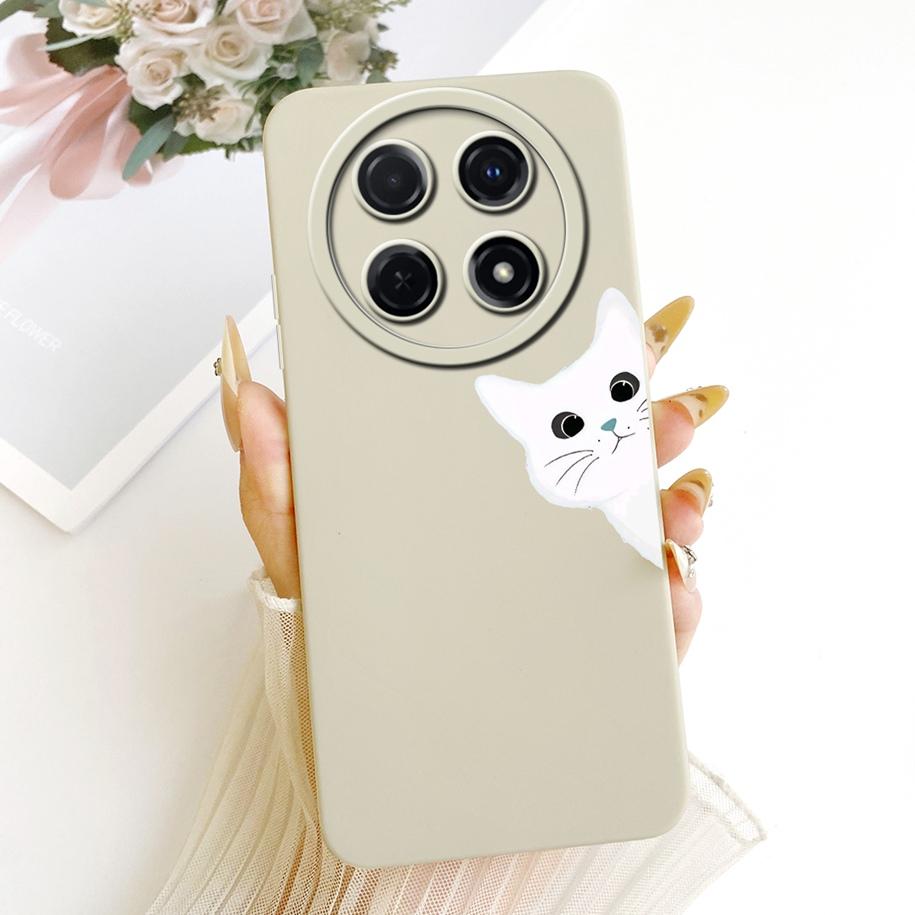 Чехол для Huawei Nova 12i 13i Ударопрочный чехол Милый мультяшный кот Мягкий силикон Funda для Huawei Nova12i Enjoy 70 Pro Чехол для телефона