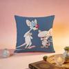 Fashion PPinky and the Brainful Cushion Cover Premium SkinFriendly Pillow Case MultiPurpose for Home Office Travel