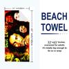 Music Themed Bob-Marley Print Beach Towel, Large Soft Quick Dry Towel for Beach Camping Swimming