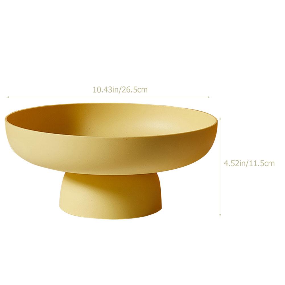 Bowl For Kitchen Counter High Base Fruit Basket Decorative Fruit Holder Wedding Snack Container Serving Tray Draining Bowl