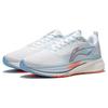 Li Ning Red Hare 5 Износостойкие Дышащие Низкие Беговые Кроссовки Женские Бело-Синие ARMT048-2