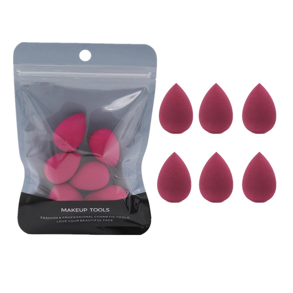 6 Pack/Set Makeup Sponge Dry And Wet Sponge Puff Mini Beauty Make Up Tools for Foundation Powder Concealer and Eye Shadow Under Eyes Highlight