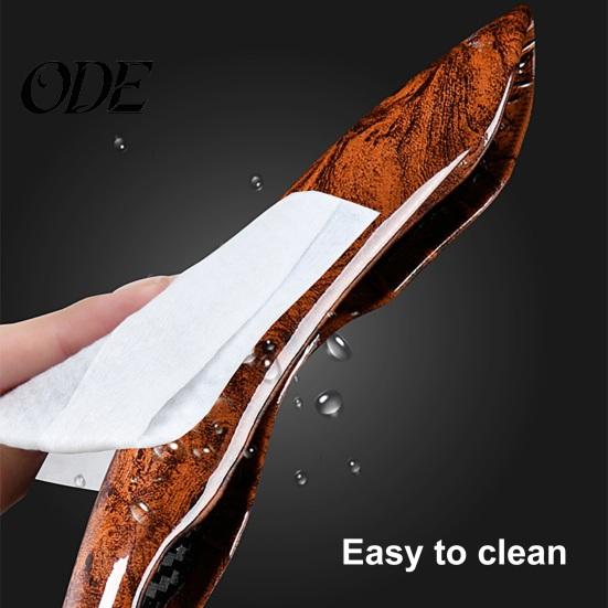 Steering Wheel Protective Cover 1 Pair Car Super-thin Peach Wood Grain Segmented Universal Anti-slip Auto Protector Interior Accessories Automotive