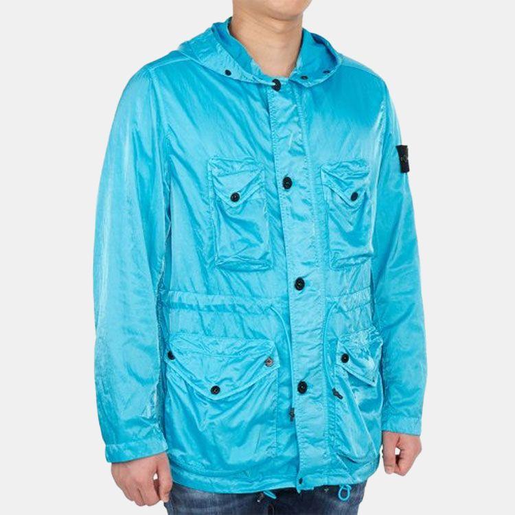 STONE ISLAND Jackets & Coats Men's Blue 741544430-V0042