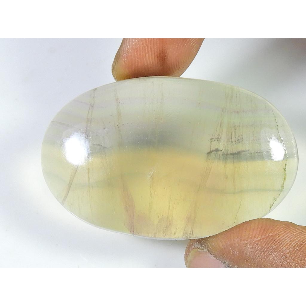 Радужный флюорит овальной формы лечебный кристалл кабошон россыпью драгоценный камень 28X46MM SK-1436