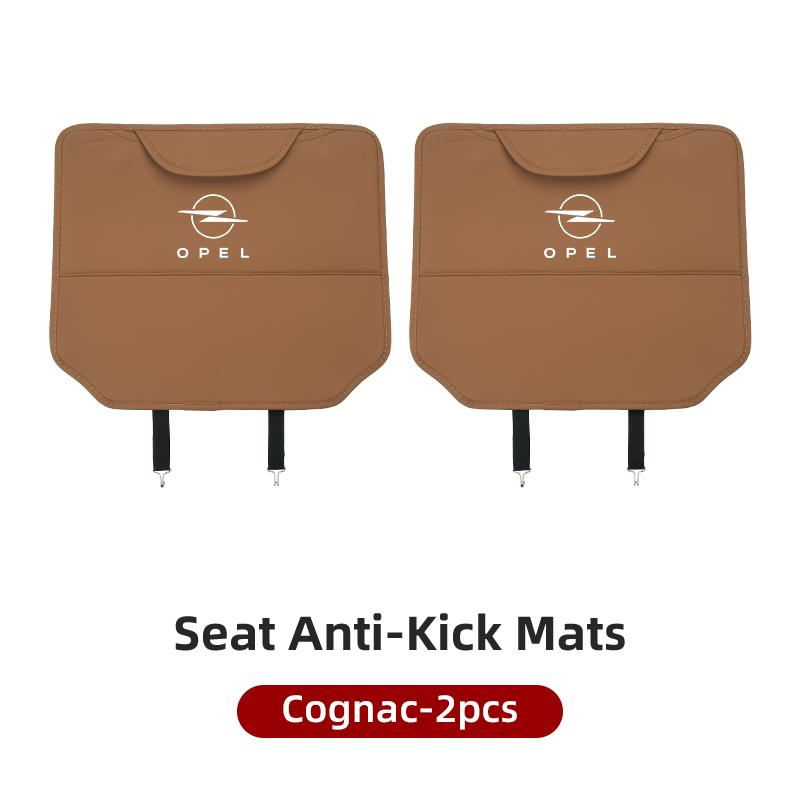 AAAYQ1 Car Seat Anti-Kick Pad Seatback Storage Protector Cover Accessories For Opel Astra Insignia Corsa Zafira Meriva Mokka Vivaro