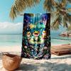 1PC Custom Name Underwater Frogs Symphony Beach Towel Highly Absorbent And Sand-Resistant Towel for Swimming, Pool, Yoga, And Travel Lightweight