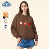 LUKKEN Star Apple Graphic Fleece Crewneck Sweatshirt
