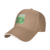 Cute Frog Under Leaf Rain Design Cap Casual Baseball Caps Adjustable Hat Hip Hop Summer Unisex Baseball Hats Customizable