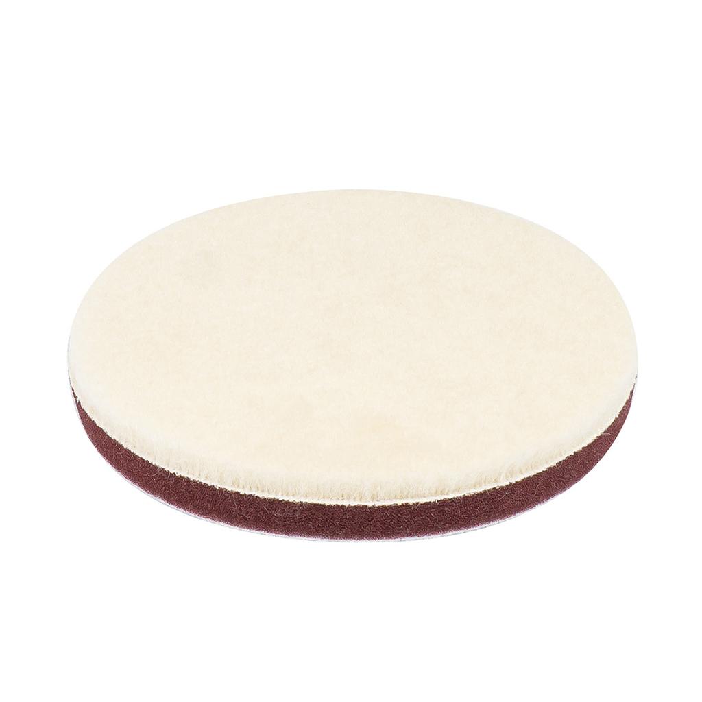 Wool Fur Polishing Pad Hard 150mm Adet-36 Amio-04884