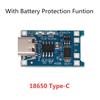 2/5 шт. Type-c Micro USB 5 В 1 А 18650 TP4056 Модуль зарядки литиевой батареи Зарядная плата с защитой Двойные функции 1 А