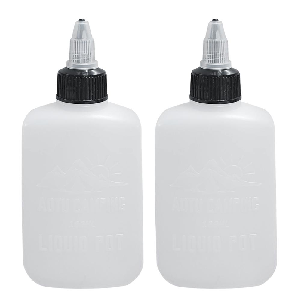 Vinegar Jar Squeeze Bottle 100ML Outdoor Oil Bottle Portable Sealed Seasoning Bottle Portable Sealing Oil Bottle BBQ Accessories