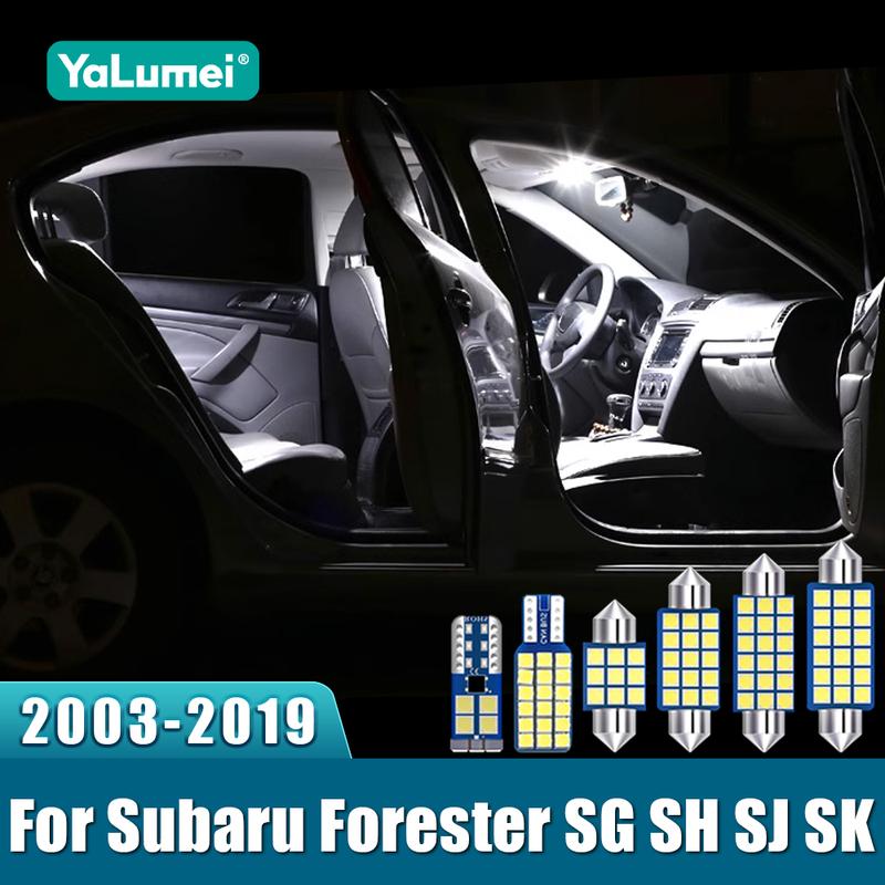 Для Subaru Forester SG SH SJ SK 2003-2007 2008 2009 2010 2011 2012 2013 2014 2015 2016 2017 2018 Автомобильные светодиодные фонари Аксессуары