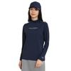 Long Sleeve Mock Neck Shirt UV Golf C25133201 L [Callaway] Women's (Stretchable, Protection) / / 1120_Navy